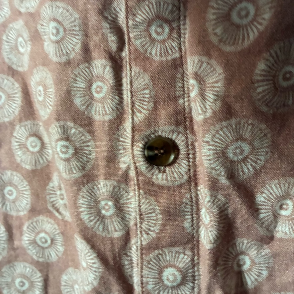 Rhythm Linen pattern button down - Picture 3 of 4